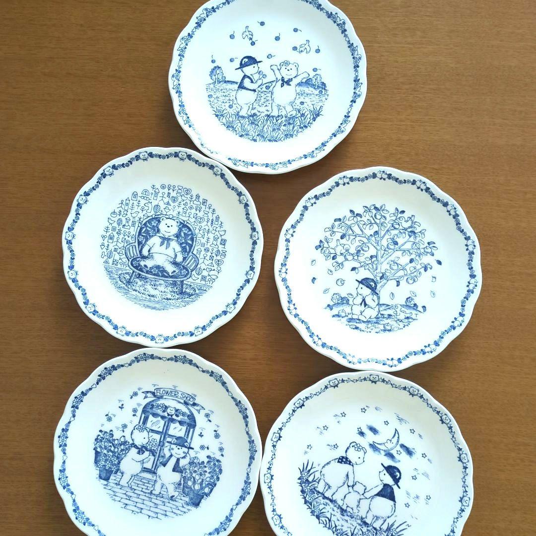 NIKKO テディベア皿セット 5枚 - メルカリ