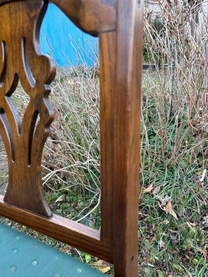 三越ブルージュ/カントリーハウス　ダイニングチェア③ヴィンテージ　オーク材