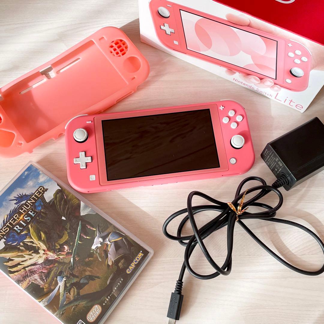 Switch light ピンク モンハン付き