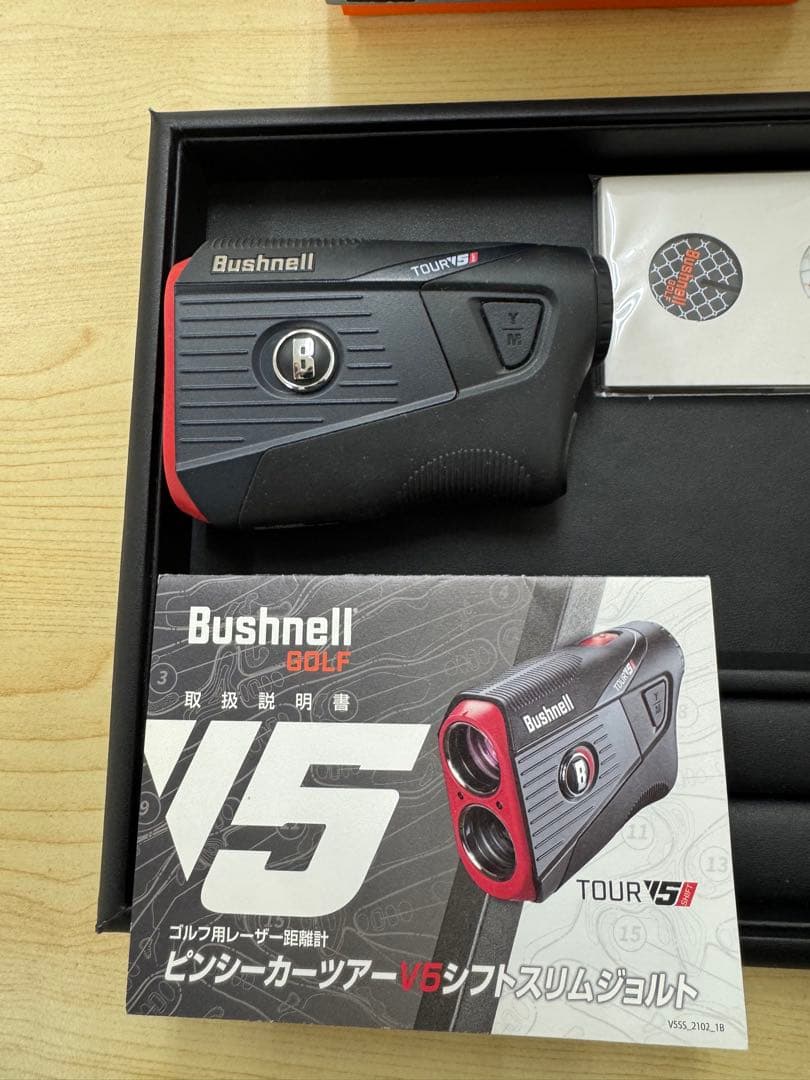 1/6（火）で出品終了します‼️ Bushnell Tour V5 ゴルフ用距離計