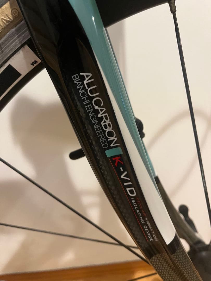 シーザリオ　Bianchi Nirone ロードバイク 水色