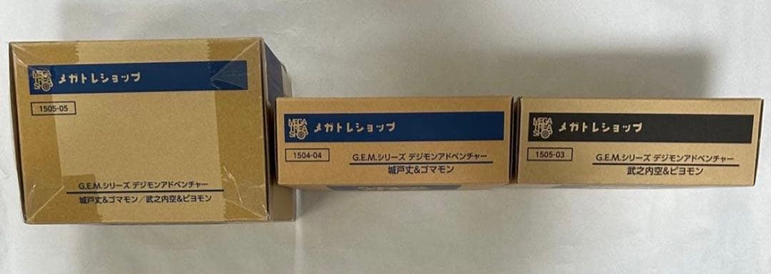 デジモンアドベンチャー フィギュア G.E.M. 丈＆ゴマモン 空＆ピヨモン