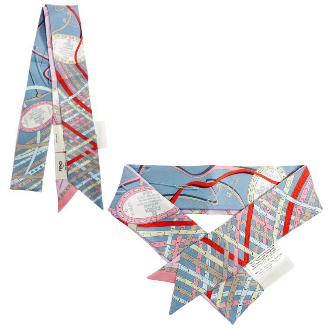 FENDI シルクスカーフ マルチカラー