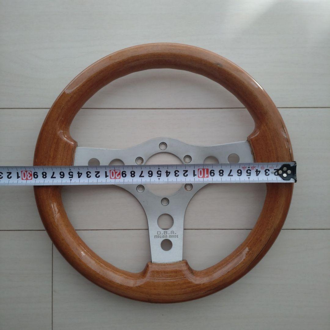 O.B.A. ウッドステアリングホイール 300mm - メルカリ