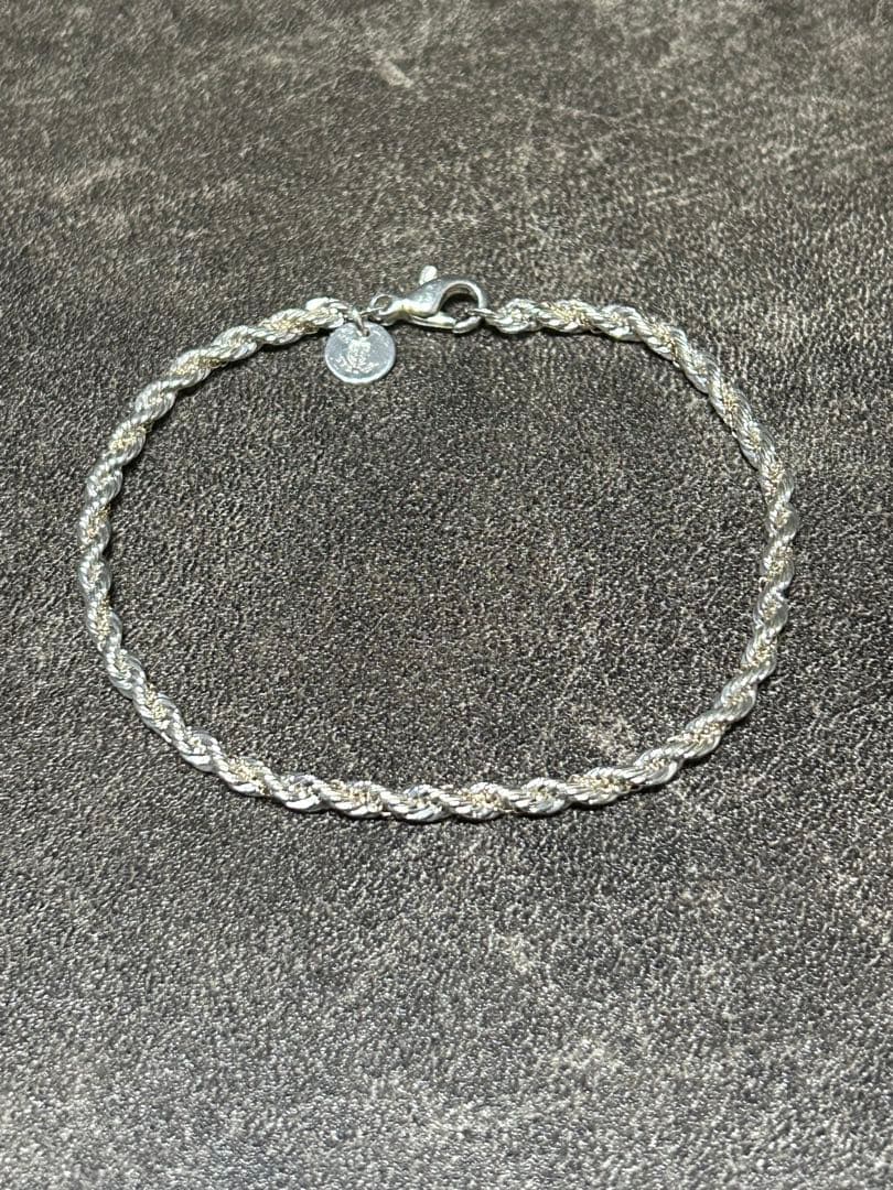 ティファニー TIFFANY ツイストロープ チェーン ブレスレット コンビ