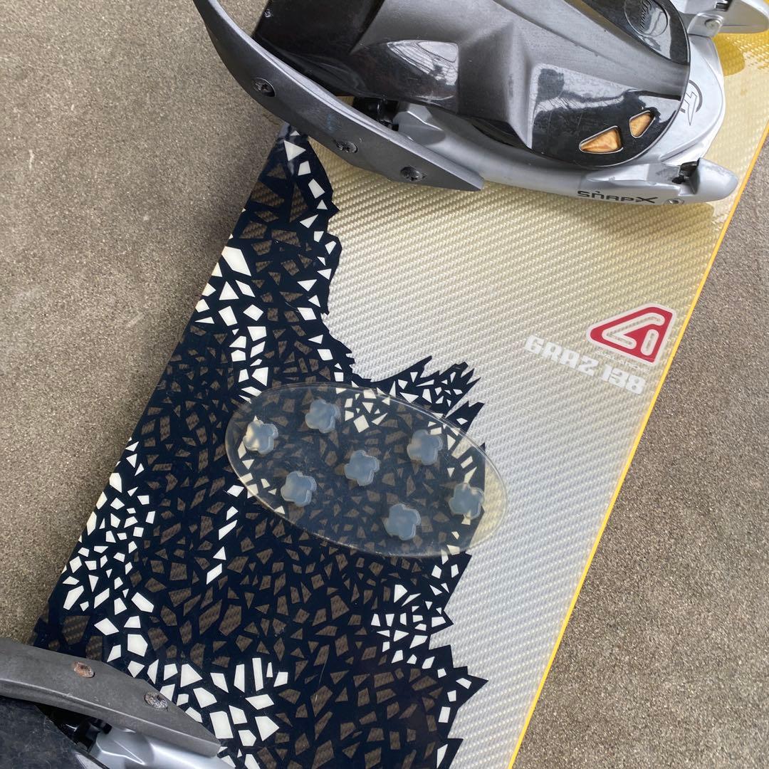 GRAZ138 スノーボードセット　 (板・ビンディング)