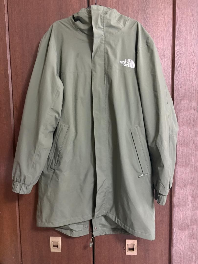 ザノースフェイス防水透湿トレンチコート US L(JP XL相当)緑