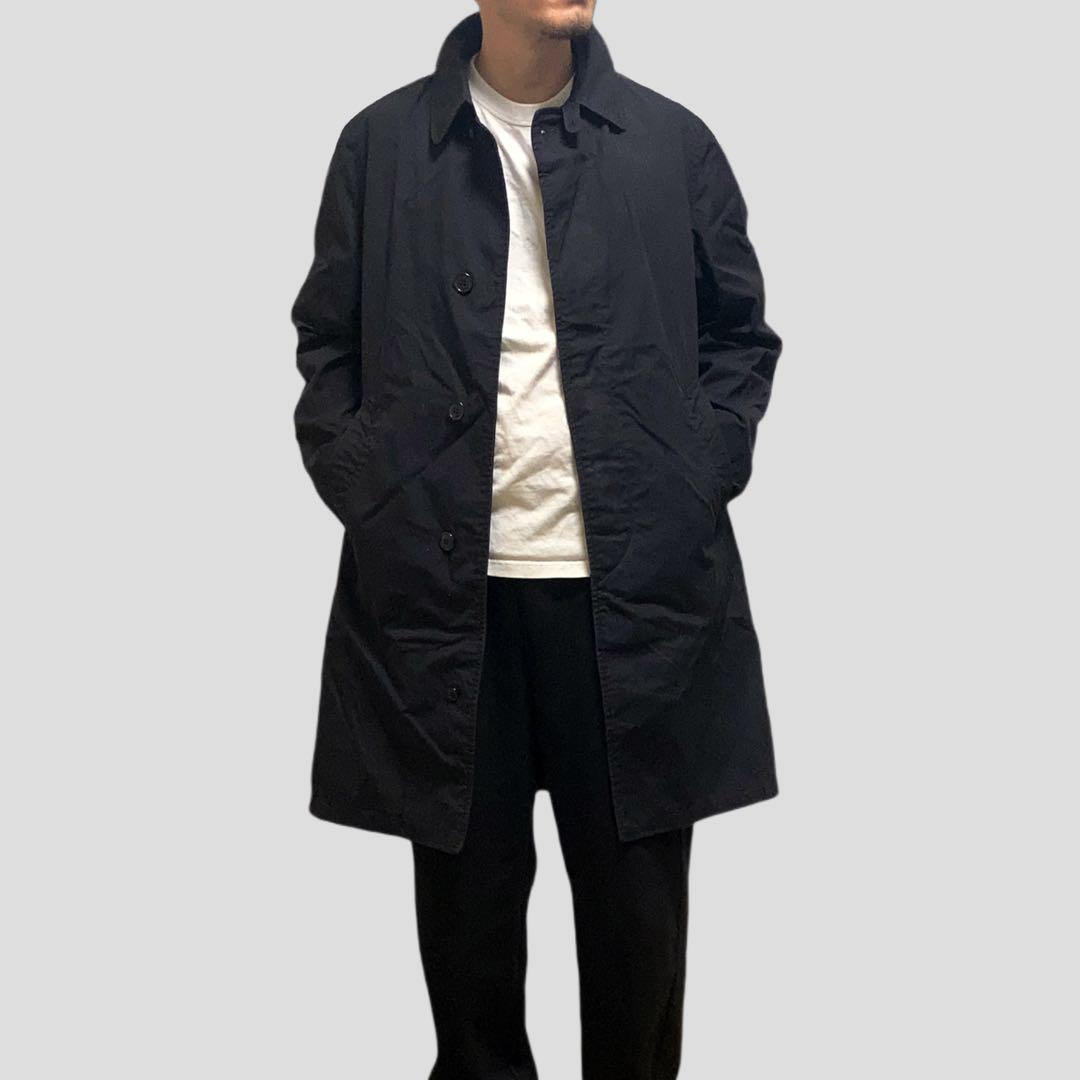 80s 米軍実物 U.S.NAVYレインコート オールウェザーコート