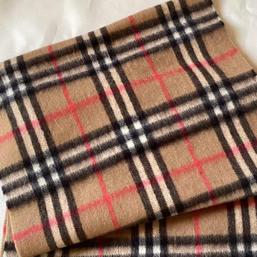 バーバリー　カシミヤマフラー