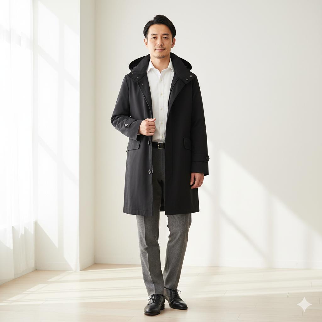 マッキントッシュフィロソフィー　ベルファスト　トロッター　黒　38　ライナー付き