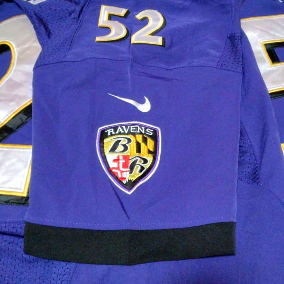 ■NFL■Ravens■52■ルイス■アメフト■ユニフォーム■レイブンズ■刺繍