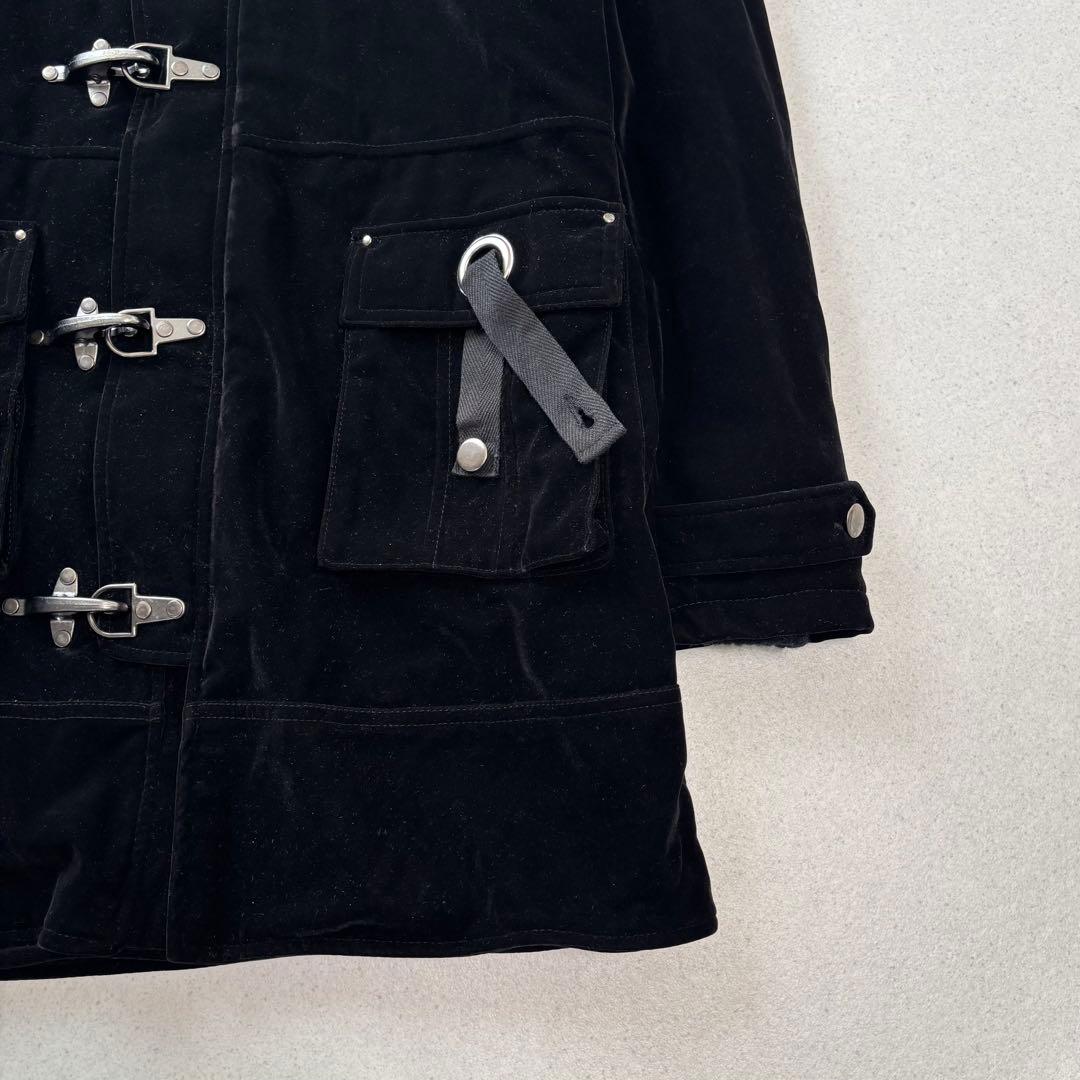 おっちきvelours fire men mods coat black