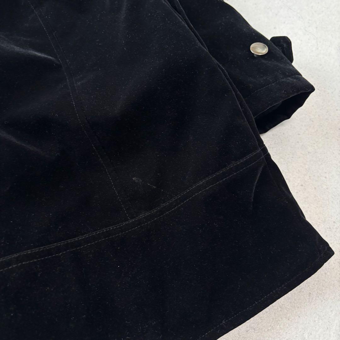 おっちきvelours fire men mods coat black