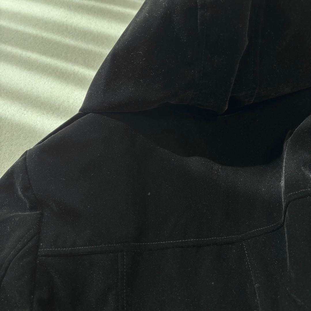 おっちきvelours fire men mods coat black