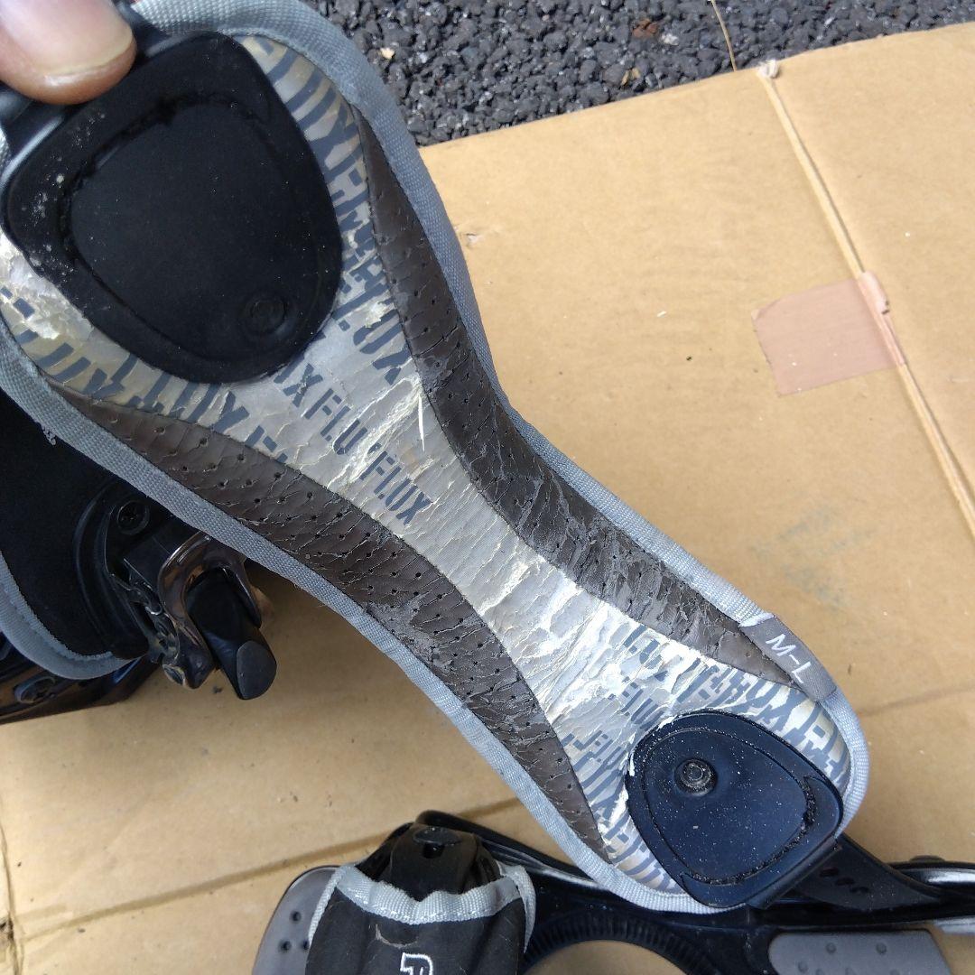 FLUX スノーボードビンディング ブラック/グレー