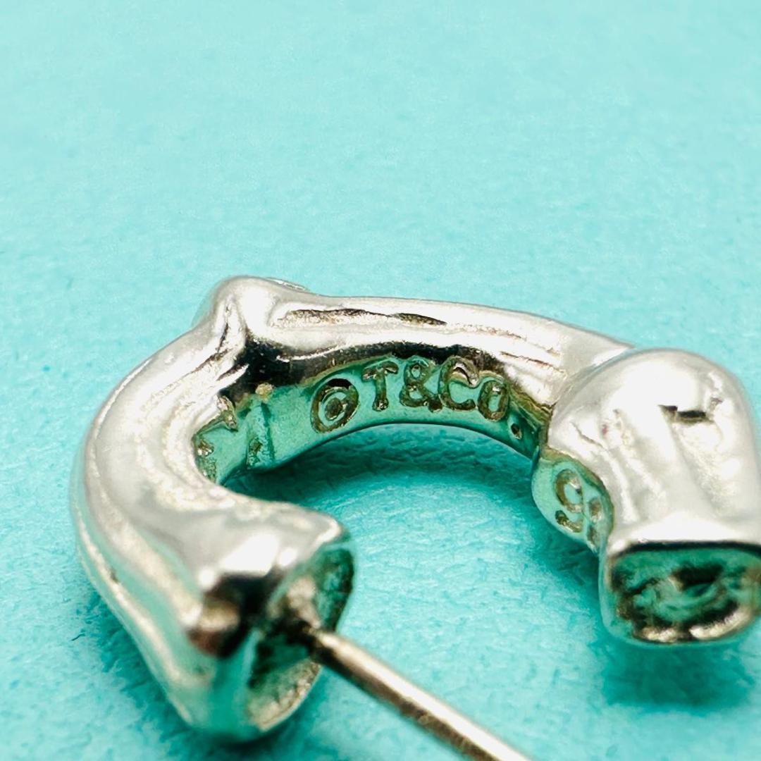 TIFFANY オールドティファニー　バンブー　ピアス　スモール　シルバー