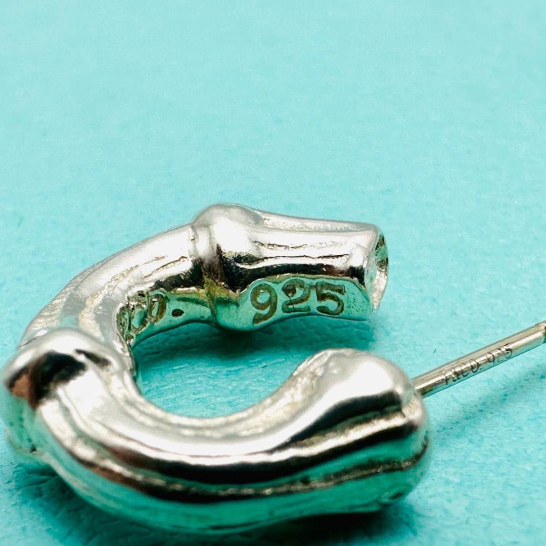 TIFFANY オールドティファニー　バンブー　ピアス　スモール　シルバー