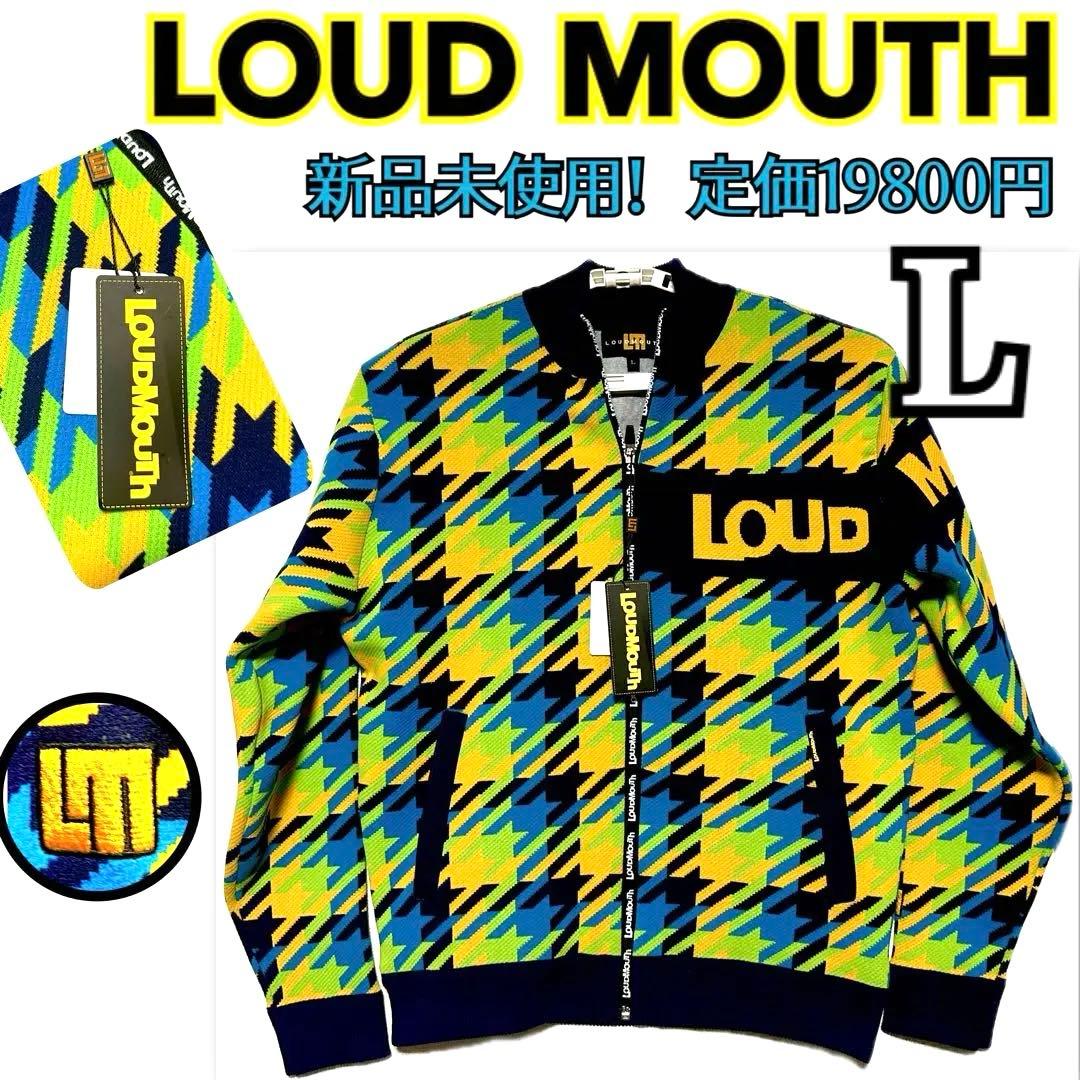 定価¥19800！新品！LOUDMOUTH ゴルフ ブルゾン 千鳥格子柄 L