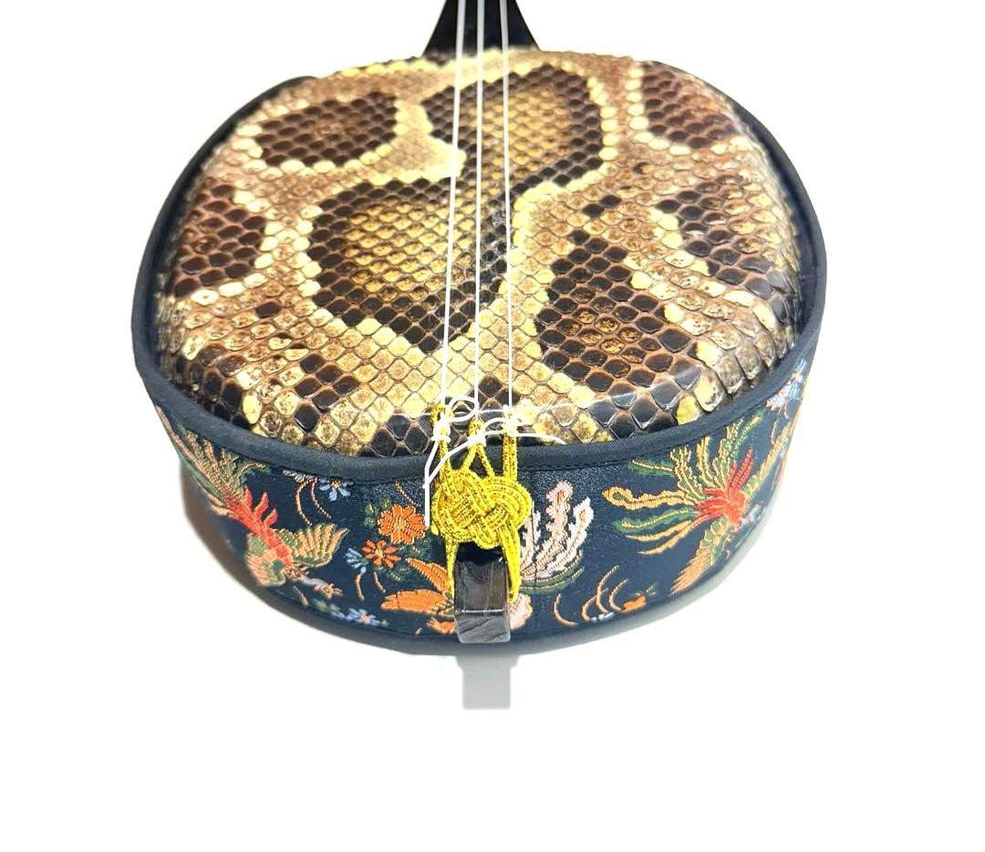 沖縄三線 本皮強化張り 爪 ハードケース付