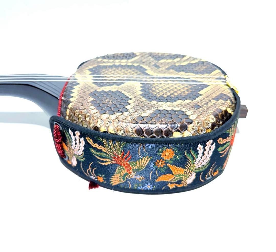 沖縄三線 本皮強化張り 爪 ハードケース付