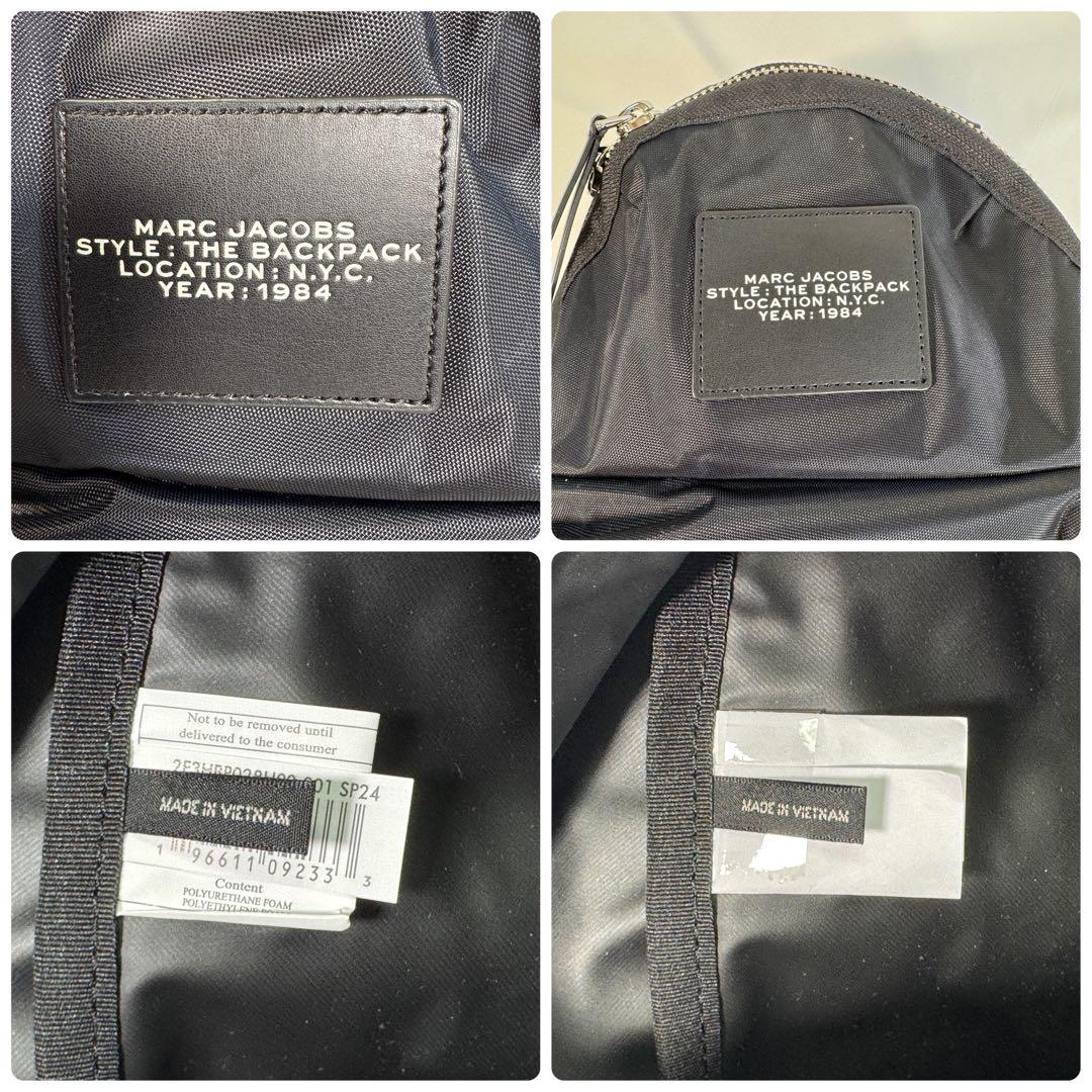 MARC JACOBS ブラック ナイロン バックパック