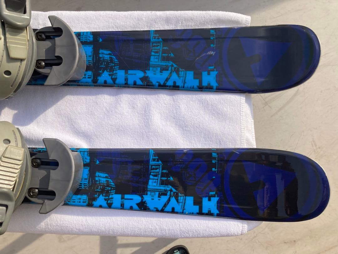 ショートスキー(ファン) スノーボードブーツ用　AIR WALK 青黒