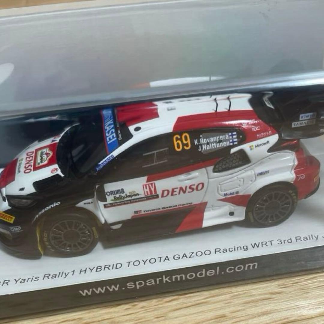 SPARK 1/43 トヨタ GRヤリス 2023 ラリージャパン　ロバンペラ