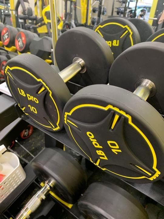 1万円引き　在庫処分　TPUダンベル　47.5kg ２個