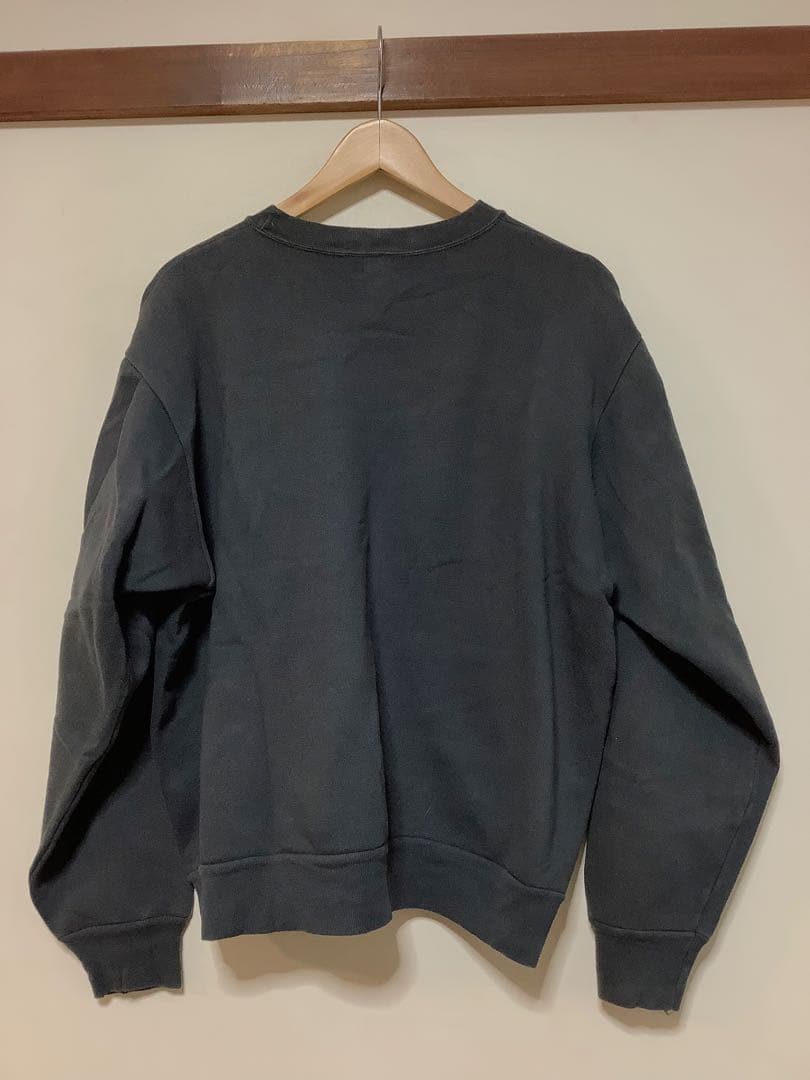 USA製 Stussy ダークグレー スウェット M ビンテージ シャネルロゴ