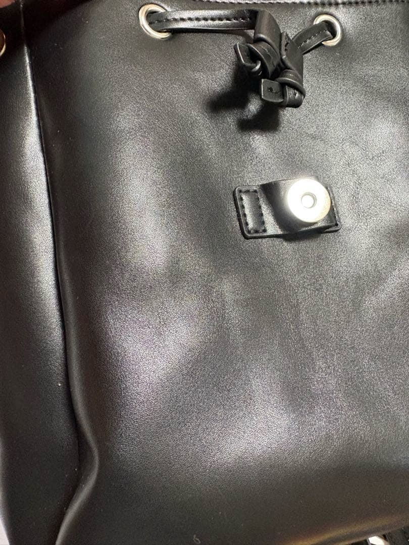 DimMoir HeartCoreミニフリルリュック　Black×White