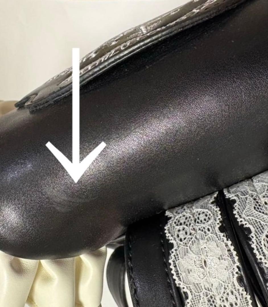 DimMoir HeartCoreミニフリルリュック　Black×White