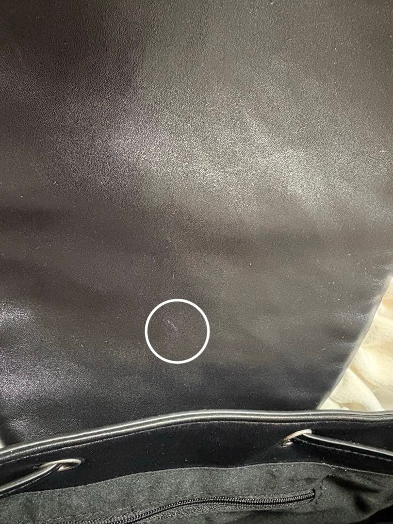 DimMoir HeartCoreミニフリルリュック　Black×White