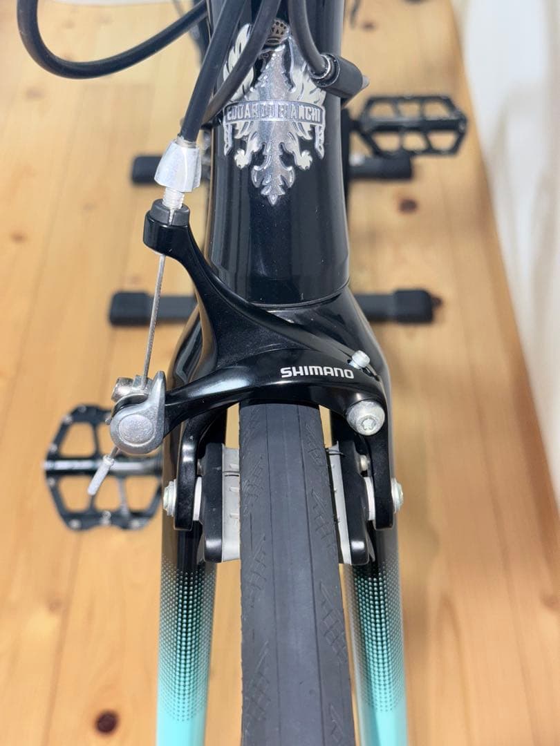 Bianchi ロードバイク ブラック/アクア