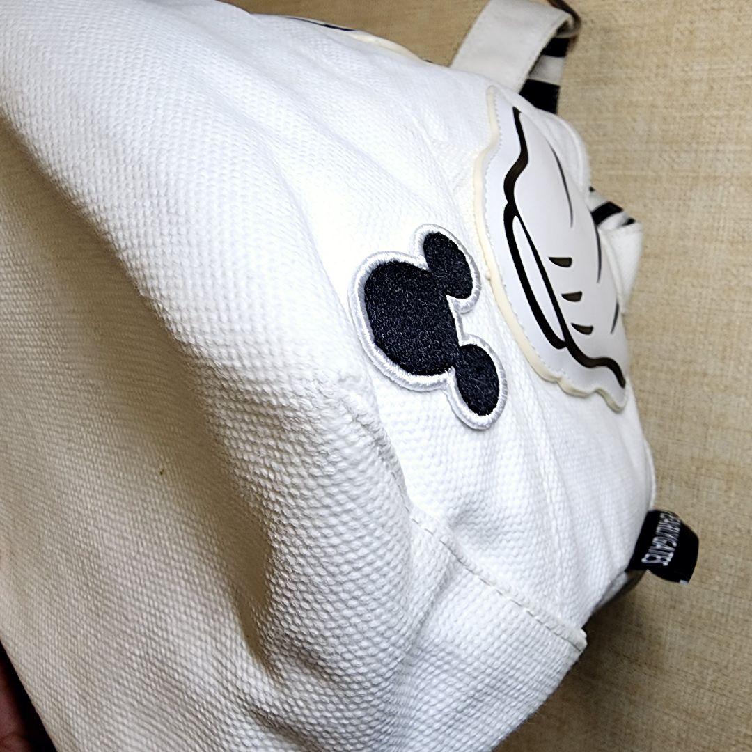 【美品】パーリーゲイツ Mickey Mouseコラボ アップリケ カートバッグ