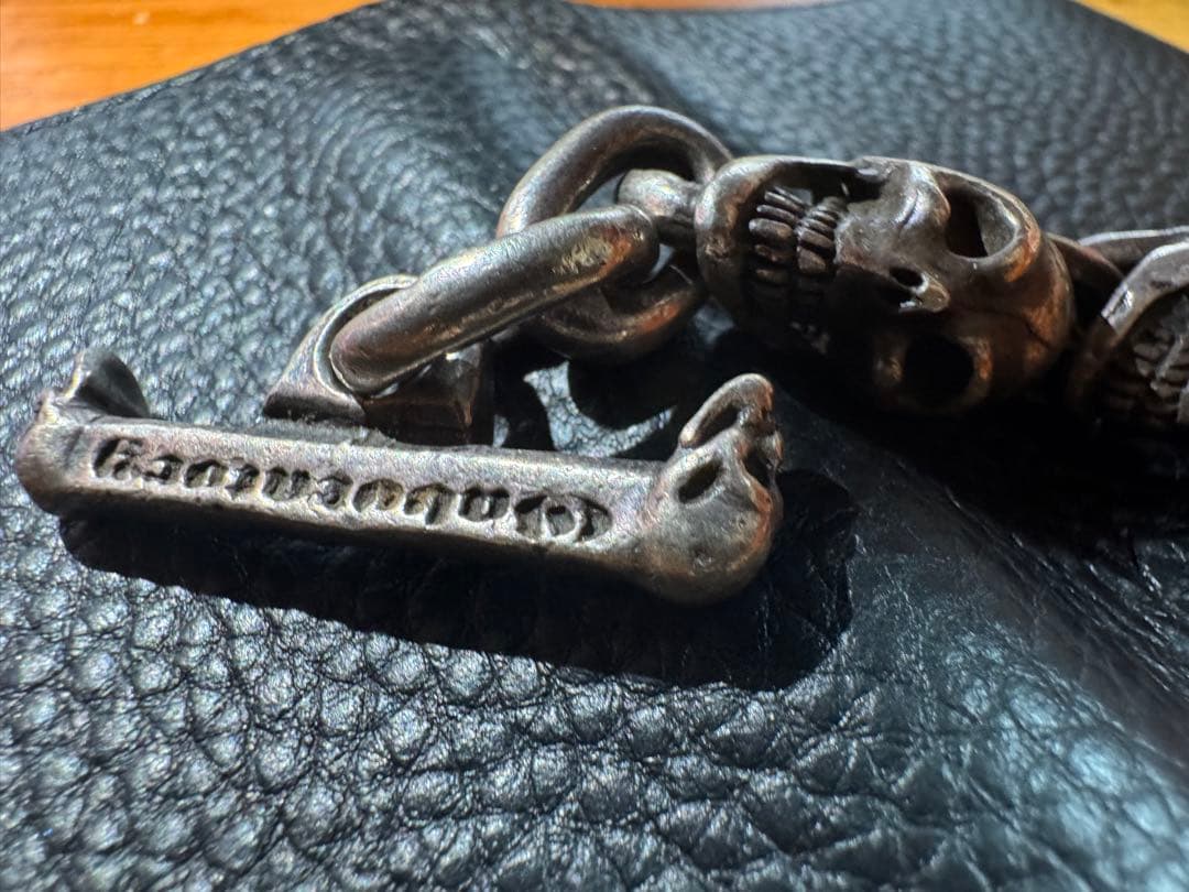 《生前！1997年頃購入》ガボール　7連スカルブレスレット　重さ143g