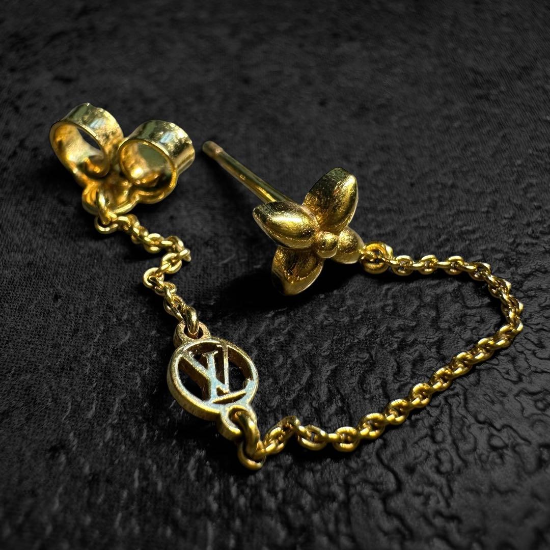 LOUIS VUITTON Petit Louis Earrings 片耳のみ