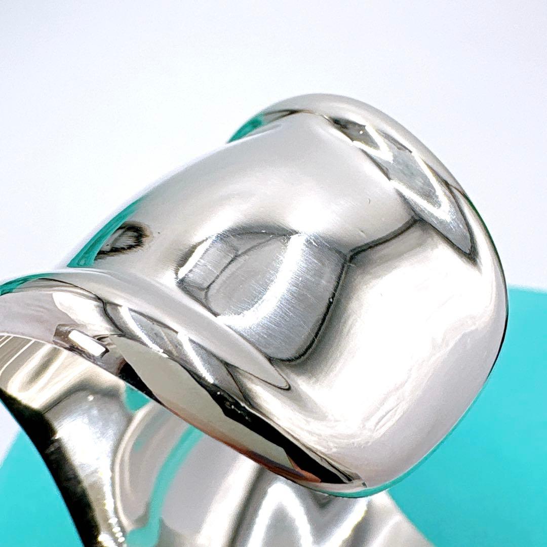 美品 ティファニー ボーンカフ スモール 左手用 バングル シルバー925