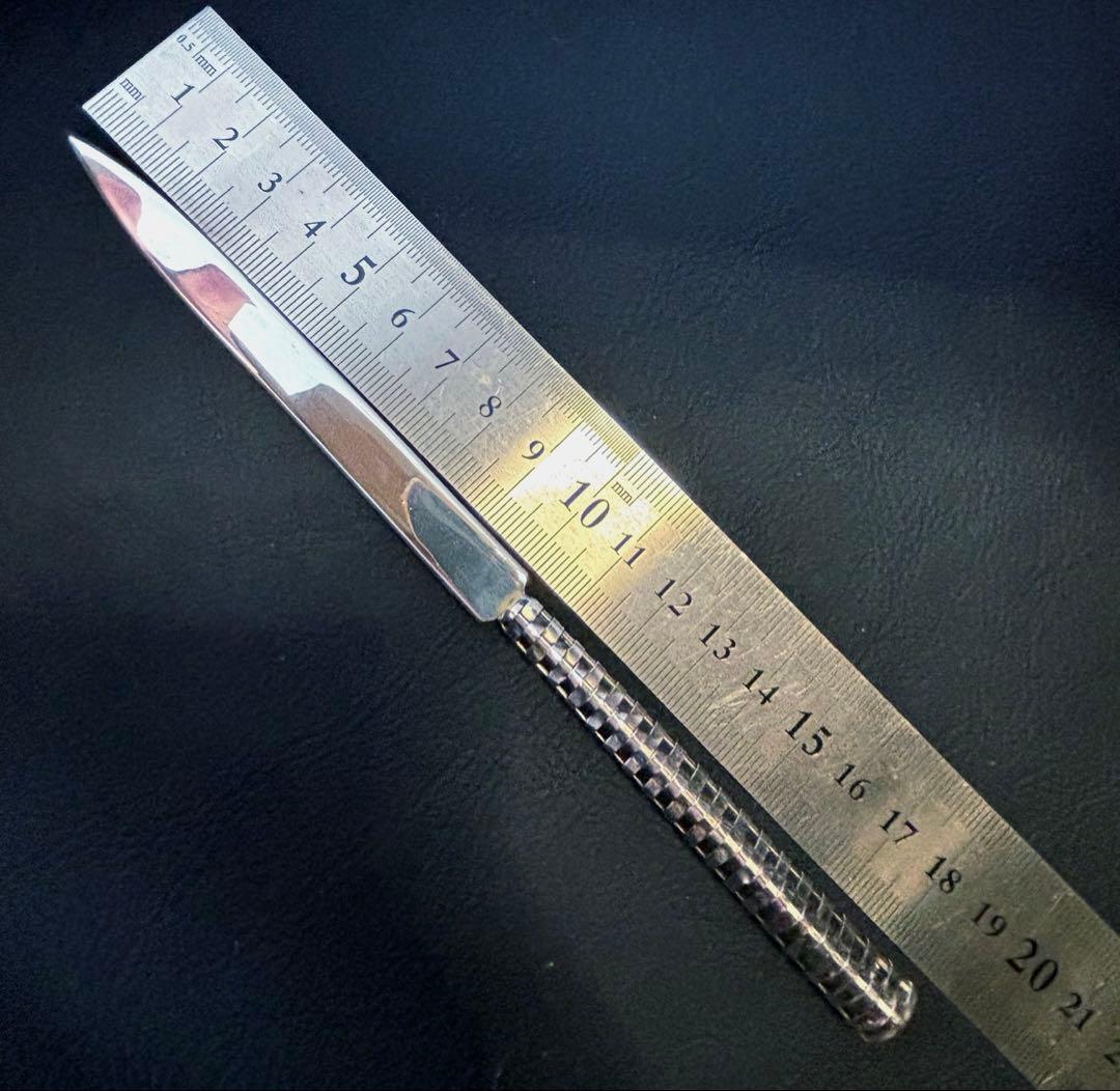 ニ*ル様 starring silver925 Mexico ペーパーナイフ　編