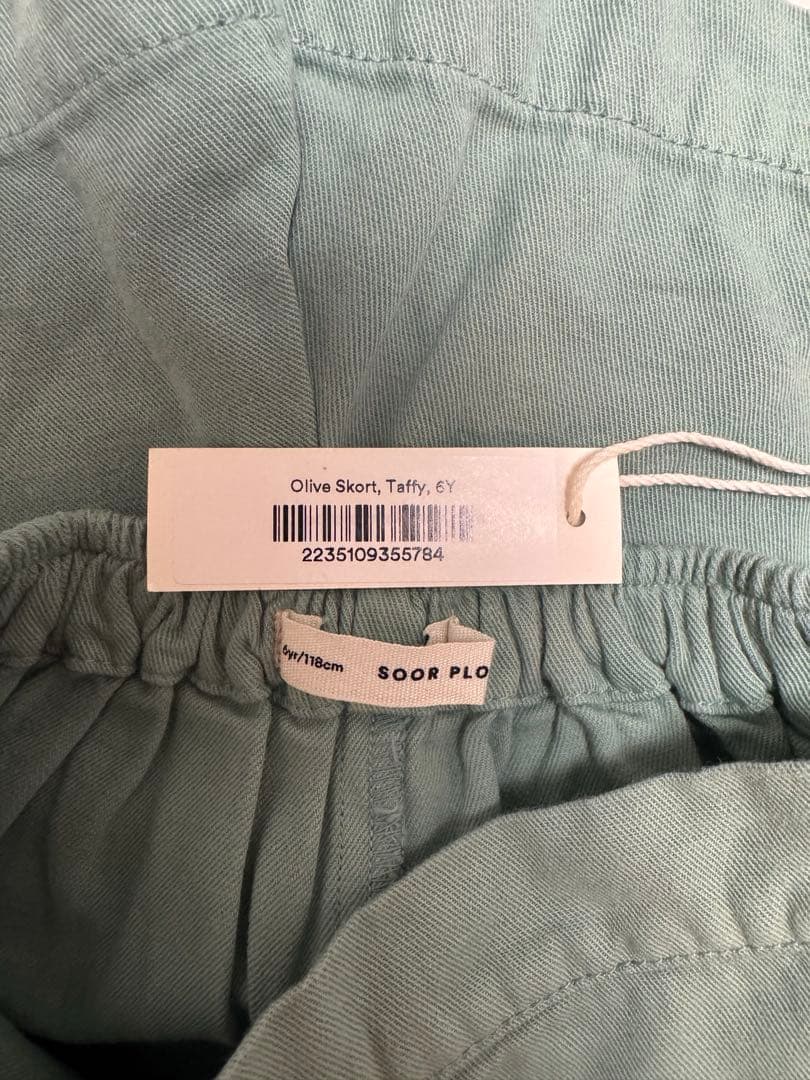 スカート soor ploom olive skort Taffy 6Y