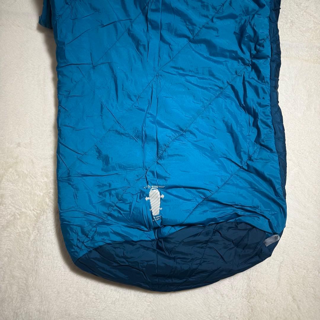 美品モンベル　スパイラルホロウバッグ＃3シュラフ寝袋バルサム　ブルーグリーン