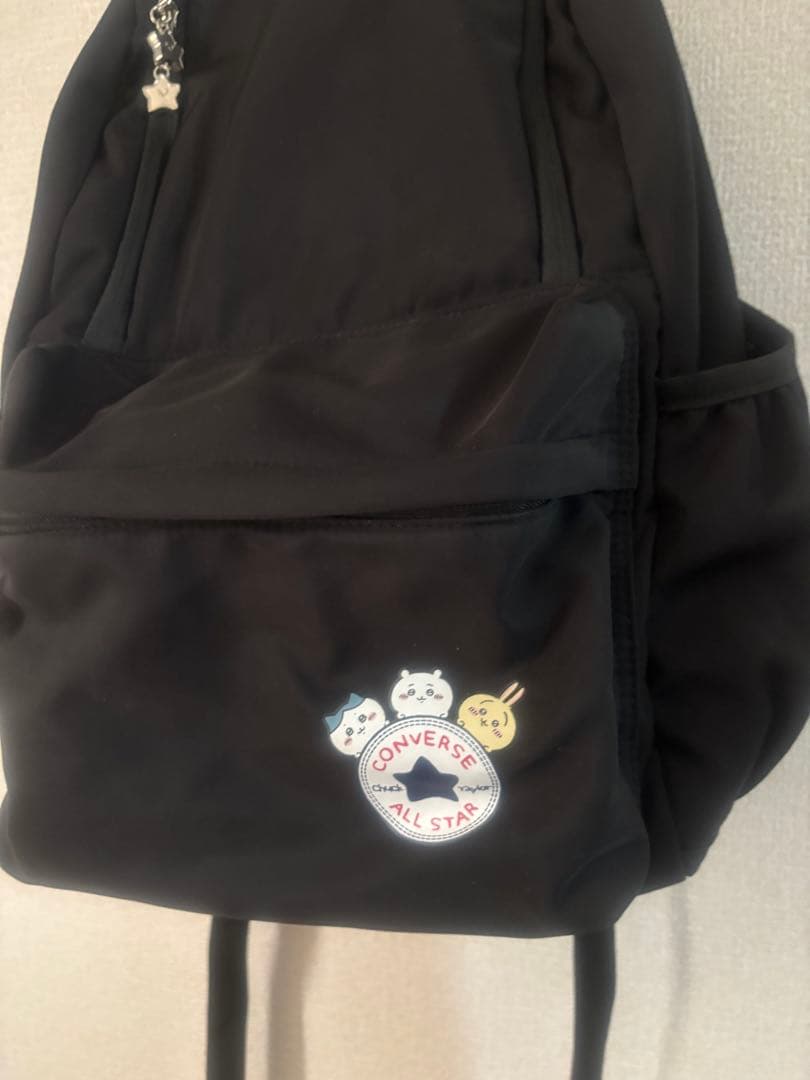 【希少】ちいかわ CONVERSE リュック バックパック　黒 ブラック