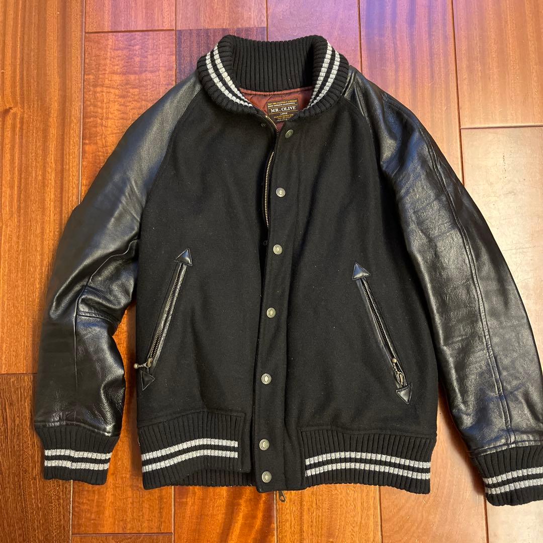 MR. OLIVE スタジャン ブラック