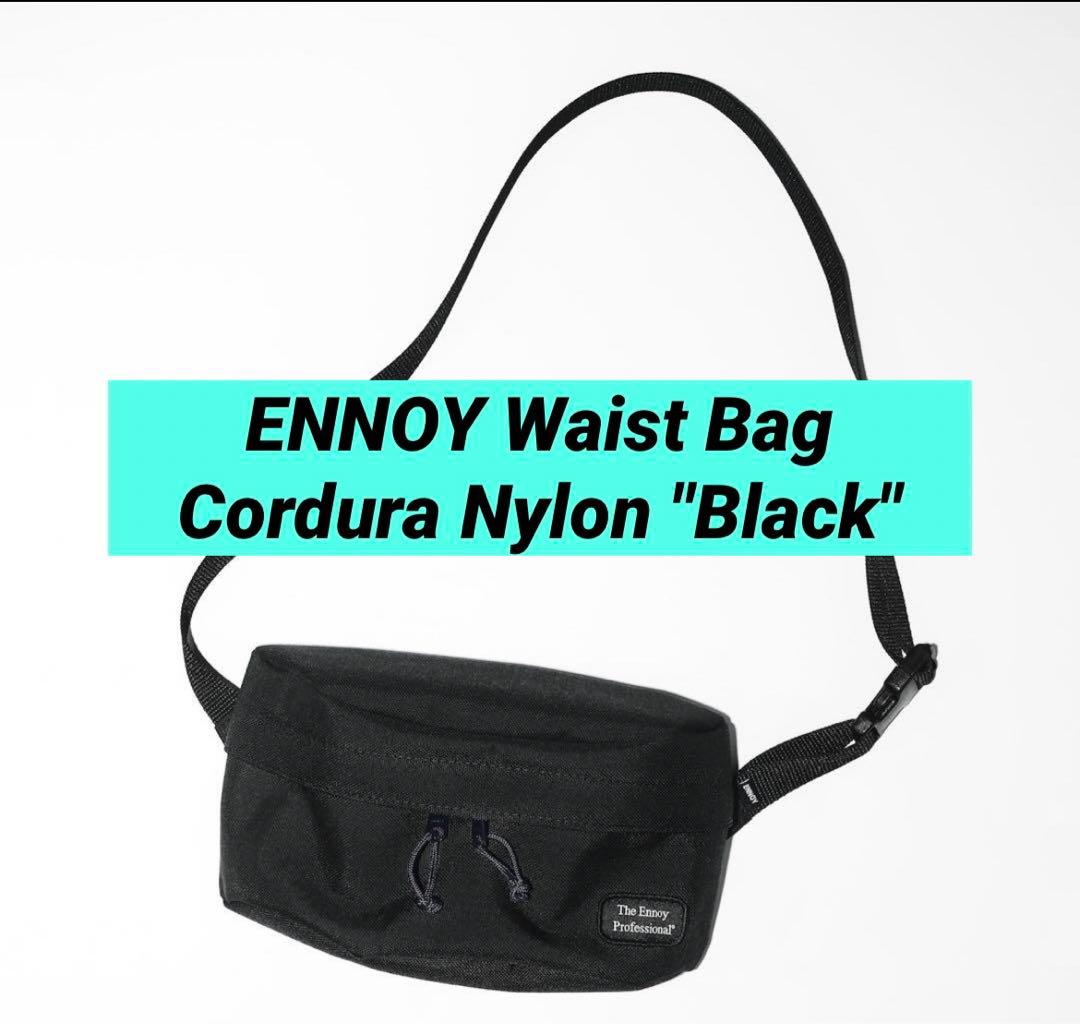 ENNOY Waist Bag Cordura Nylon Black