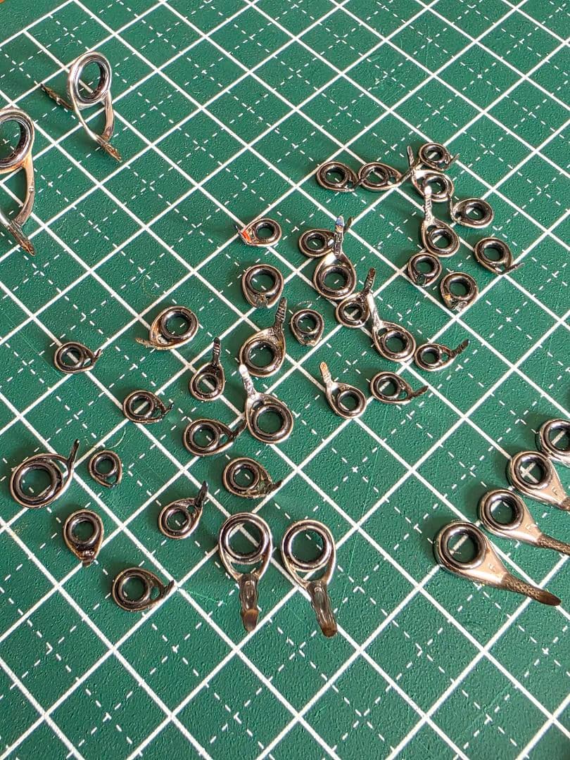 富士工業　FUJI　Sicガイド 75個セット　ロッドビルディング　補修に