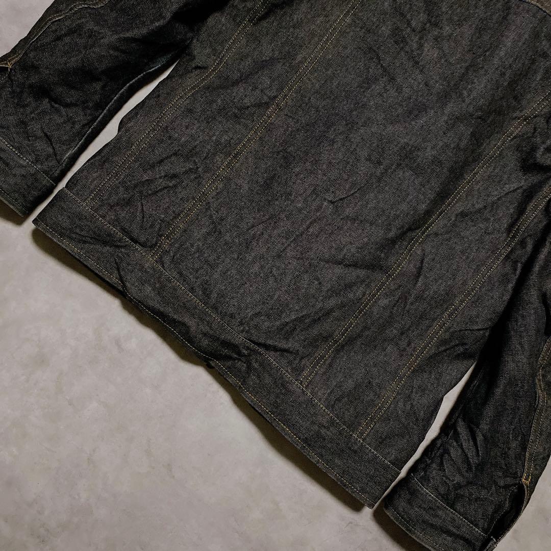 00s y2k A.S.M ファー付デニムジャケット 平成ギャル男 グランジ M