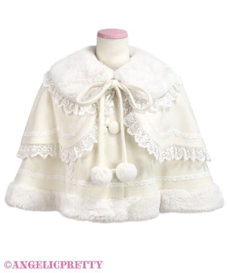 Angelic Pretty レース装飾付きケープ