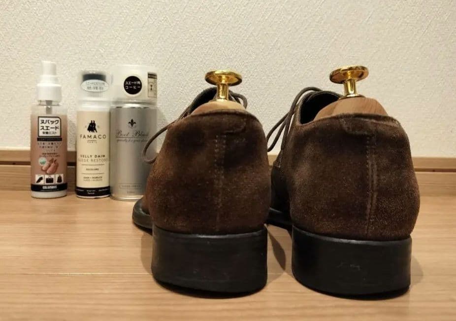 お手入れセット付】BUTTERO ブッテロ 靴 プレーントゥ スエード 42