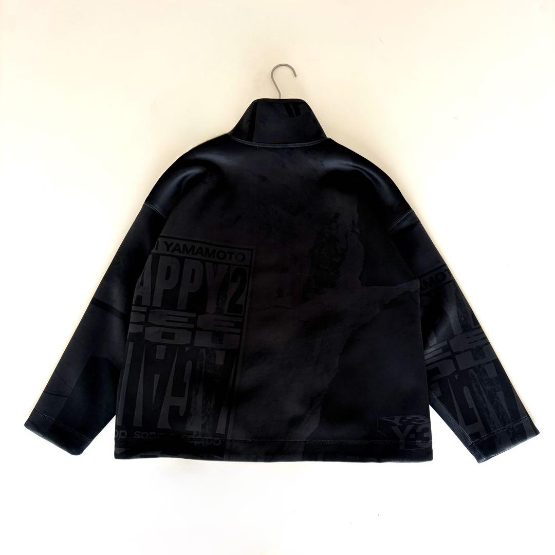 Y-3 VELVET SPACER ZINE ハーフジップ グラフィック