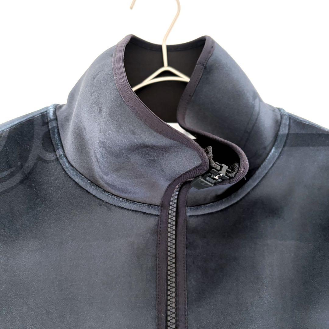 Y-3 VELVET SPACER ZINE ハーフジップ グラフィック