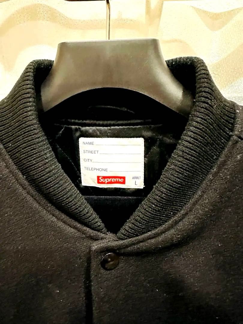 Supreme Motion Logo Varsity Jacket Lサイズ